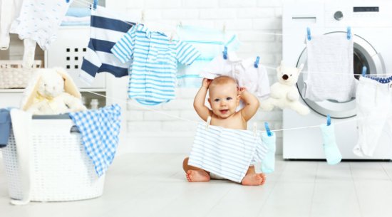 اصول و روش شستن لباس نوزاد